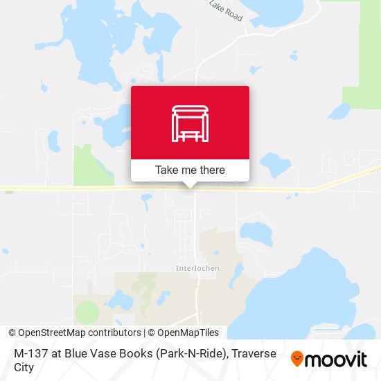 M-137 at Blue Vase Books (Park-N-Ride) map