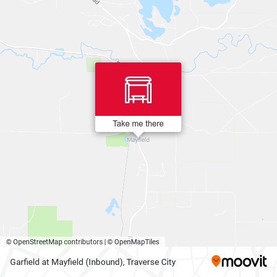 Garfield at Mayfield (Inbound) map