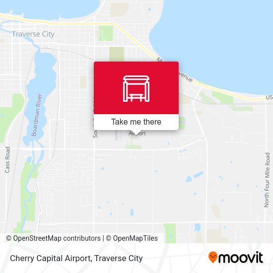 Cherry Capital Airport map