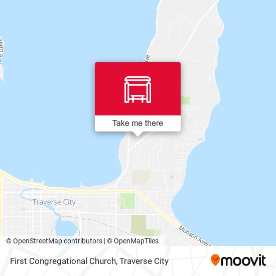 First Congregational Church map