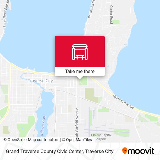 Grand Traverse County Civic Center map