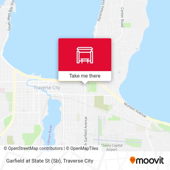 Garfield at State St (Sb) map