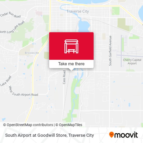 South Airport at Goodwill Store map