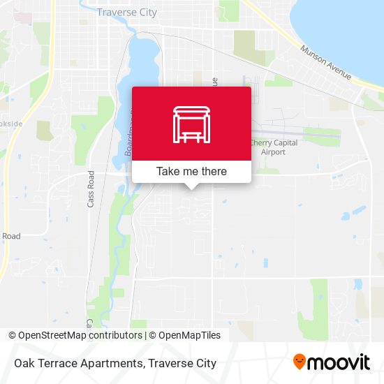 Oak Terrace Apartments map