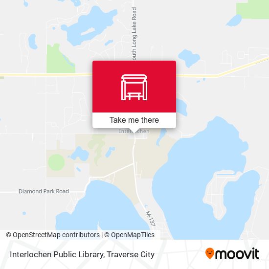 Interlochen Public Library map