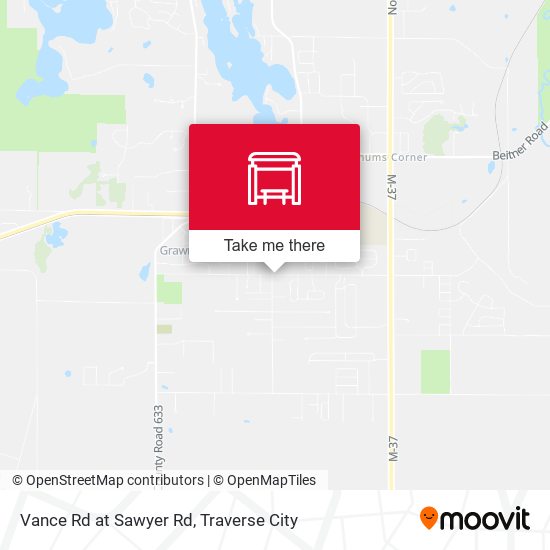 Vance Rd at Sawyer Rd map