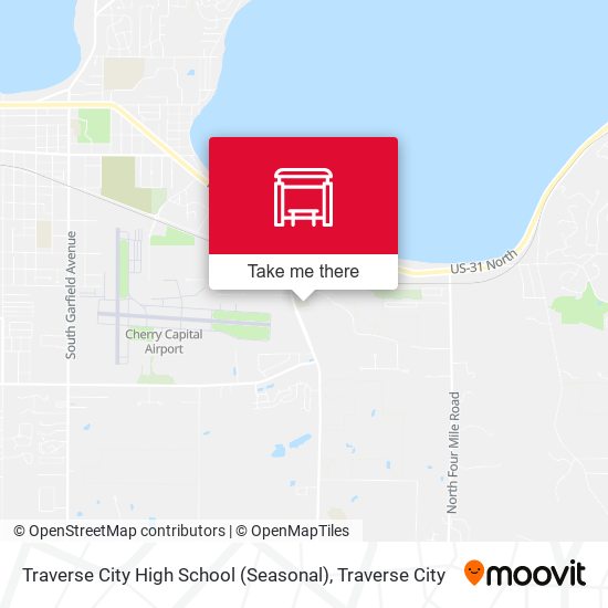 Traverse City High School (Seasonal) map