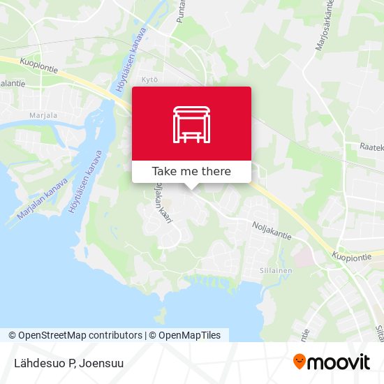 Lähdesuo P map