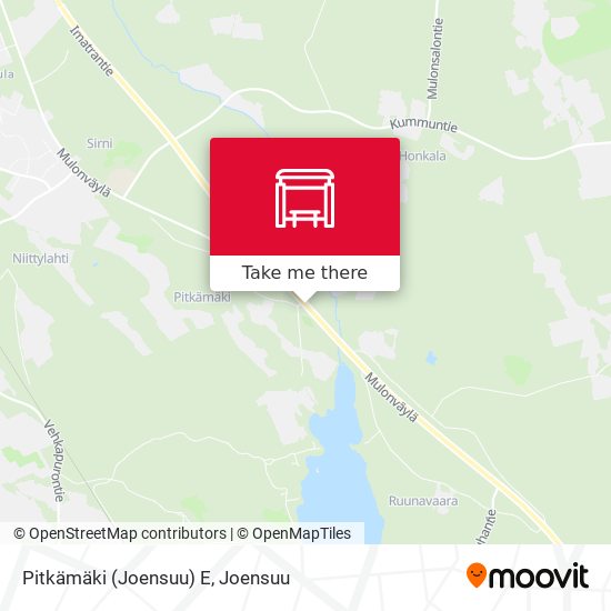 Pitkämäki (Joensuu) E map