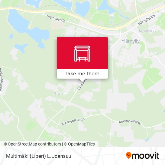Multimäki (Liperi) L map