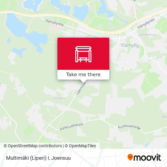 Multimäki (Liperi) I map