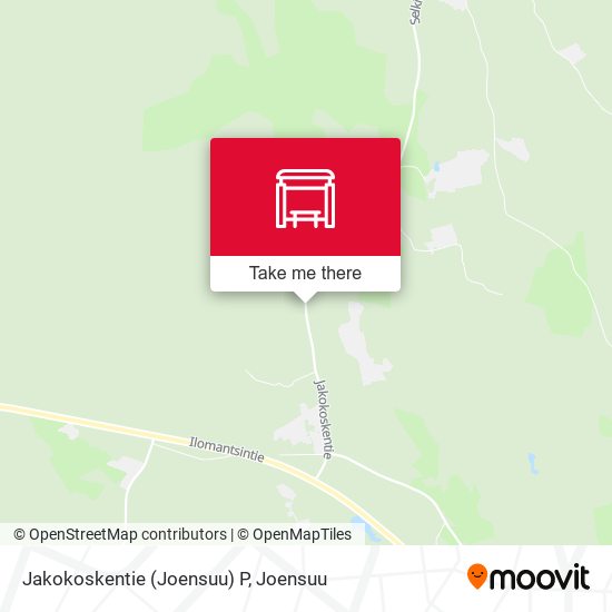 Jakokoskentie (Joensuu) P map