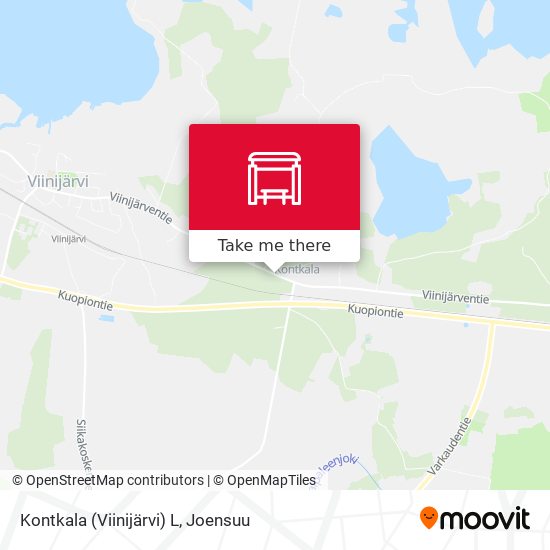 Kontkala (Viinijärvi) L map