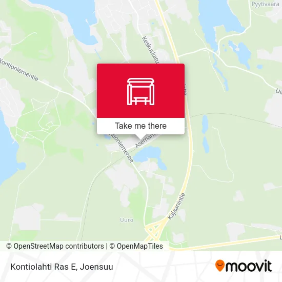 Kontiolahti Ras East map