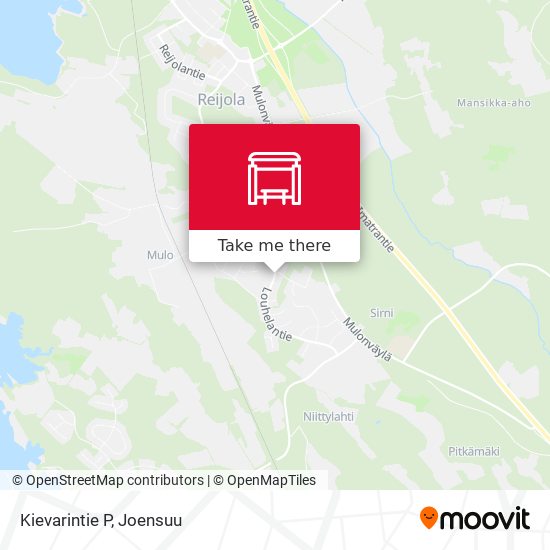 Kievarintie  P map