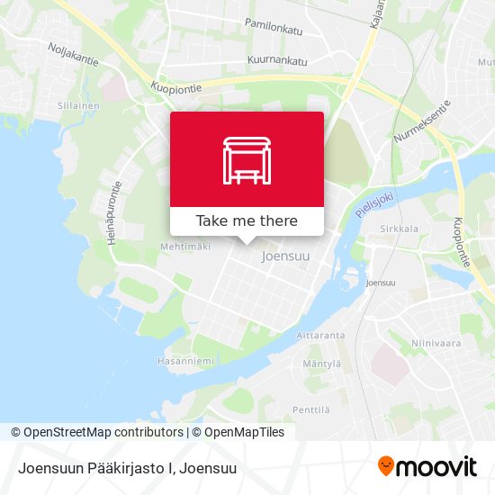 Joensuun Pääkirjasto I map