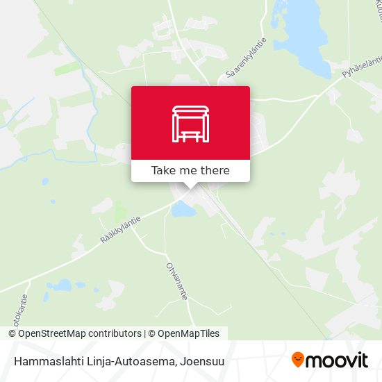 Hammaslahti Linja-Autoasema map