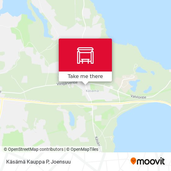 Käsämä Kauppa P map