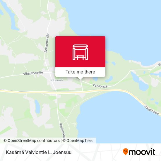 Käsämä Vaiviontie L map