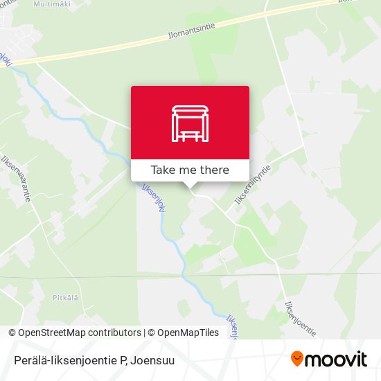 Perälä-Iiksenjoentie P map