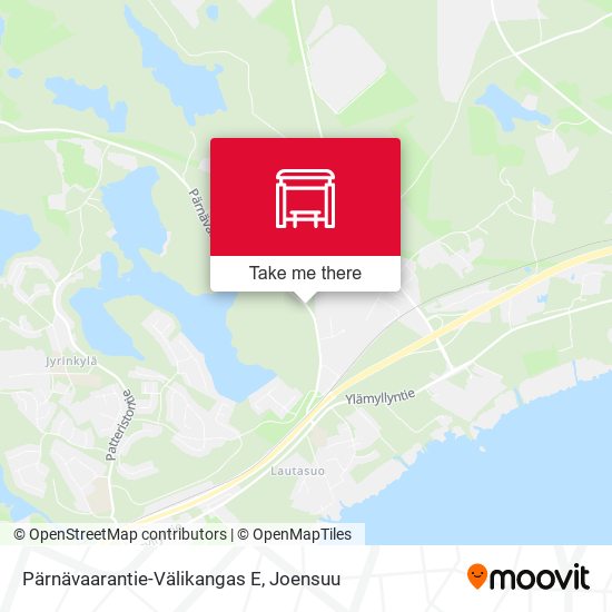 Pärnävaarantie-Välikangas E map