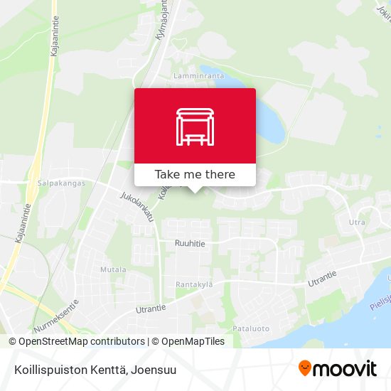 Koillispuiston Kenttä map