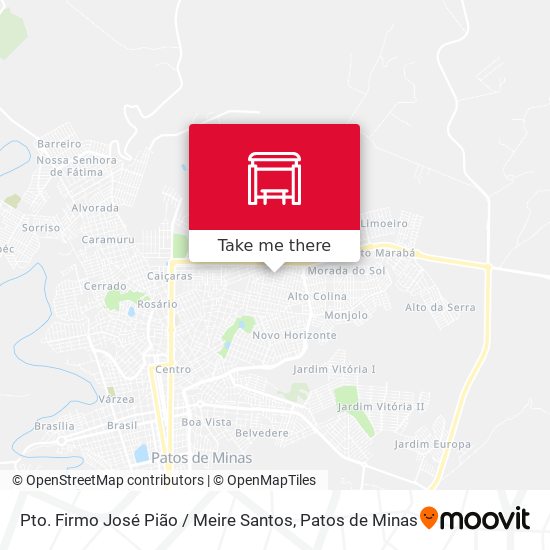 Pto. Firmo José Pião / Meire Santos map