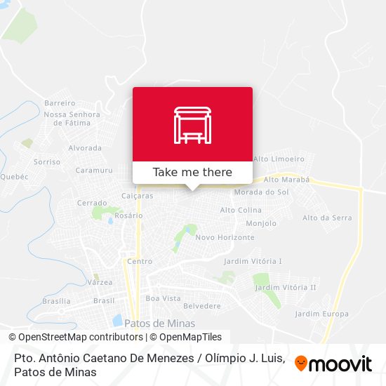 Pto. Antônio Caetano De Menezes / Olímpio J. Luis map