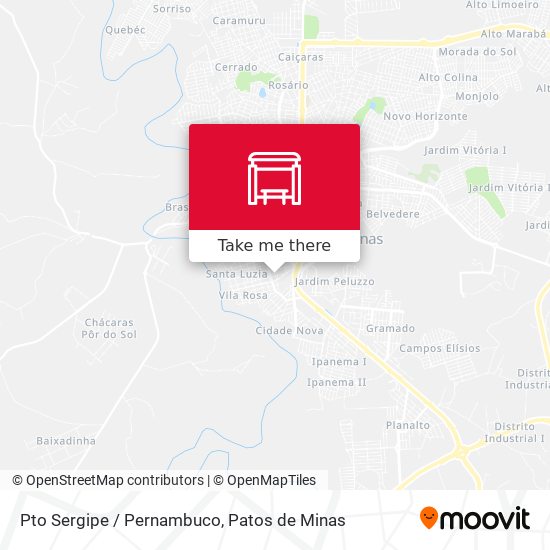 Pto Sergipe / Pernambuco map