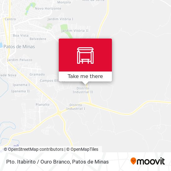 Pto. Itabirito / Ouro Branco map