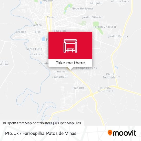 Pto. Jk / Farroupilha map