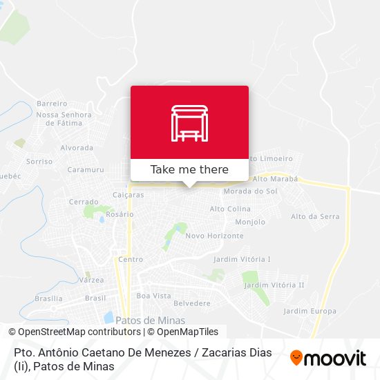 Pto. Antônio Caetano De Menezes / Zacarias Dias (Ii) map