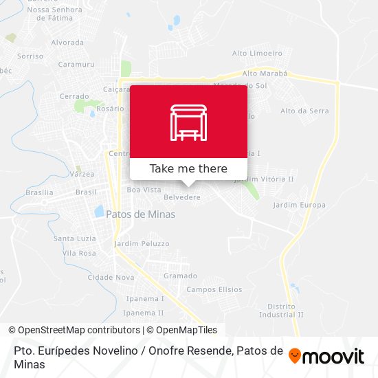 Pto. Eurípedes Novelino / Onofre Resende map