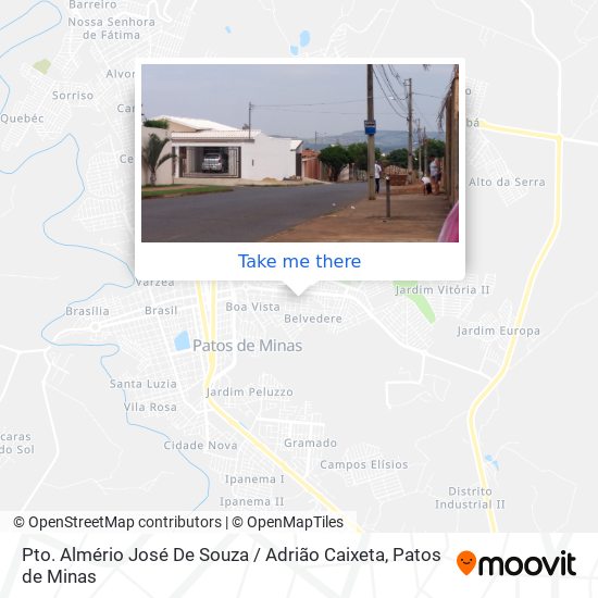 Pto. Almério José De Souza / Adrião Caixeta map