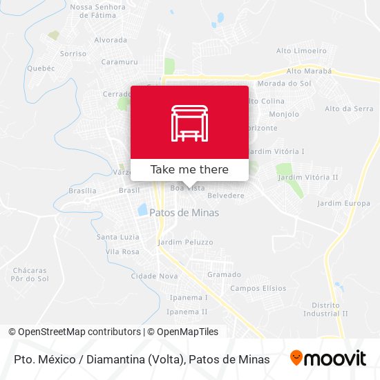 Pto. México / Diamantina (Volta) map