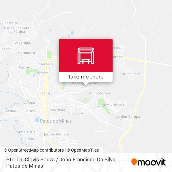 Pto. Dr. Clóvis Souza / João Francisco Da Silva map