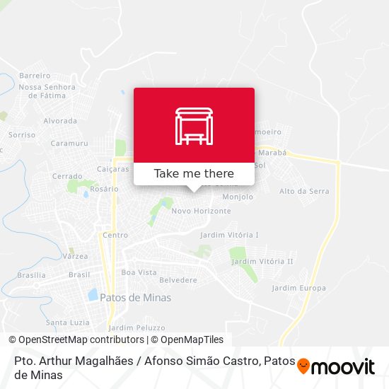 Pto. Arthur Magalhães / Afonso Simão Castro map