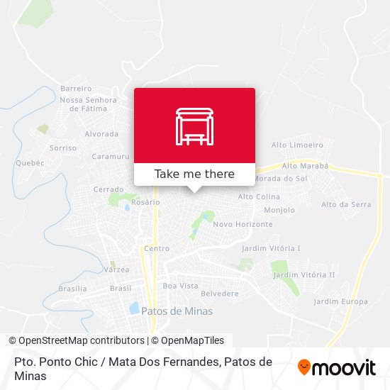 Pto. Ponto Chic / Mata Dos Fernandes map