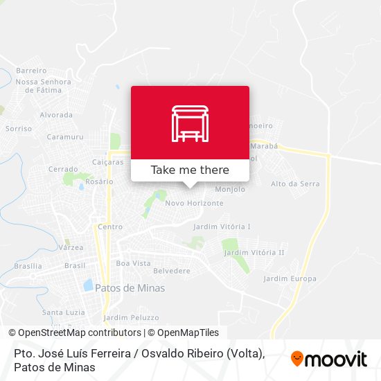 Pto. José Luís Ferreira / Osvaldo Ribeiro (Volta) map