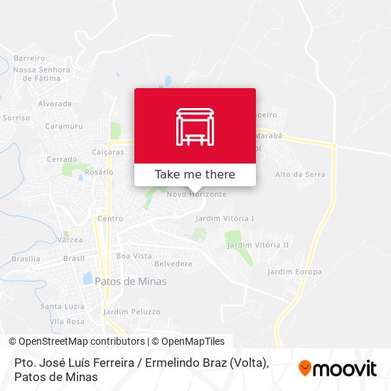 Pto. José Luís Ferreira / Ermelindo Braz (Volta) map
