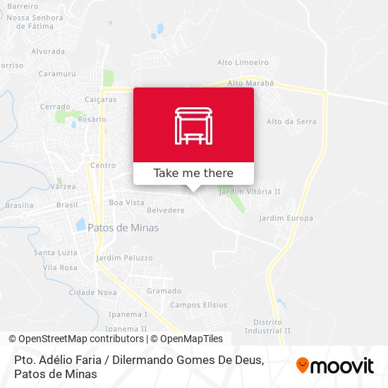 Pto. Adélio Faria / Dilermando Gomes De Deus map