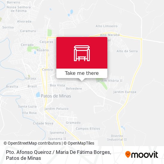 Pto. Afonso Queiroz / Maria De Fátima Borges map