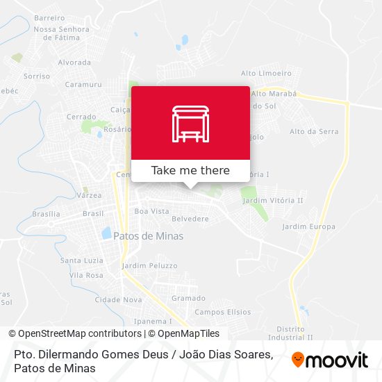Pto. Dilermando Gomes Deus / João Dias Soares map