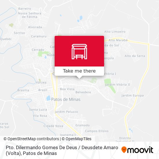 Pto. Dilermando Gomes De Deus / Deusdete Amaro (Volta) map