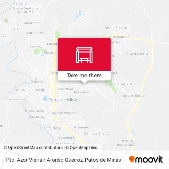 Pto. Azor Vieira / Afonso Queiroz map