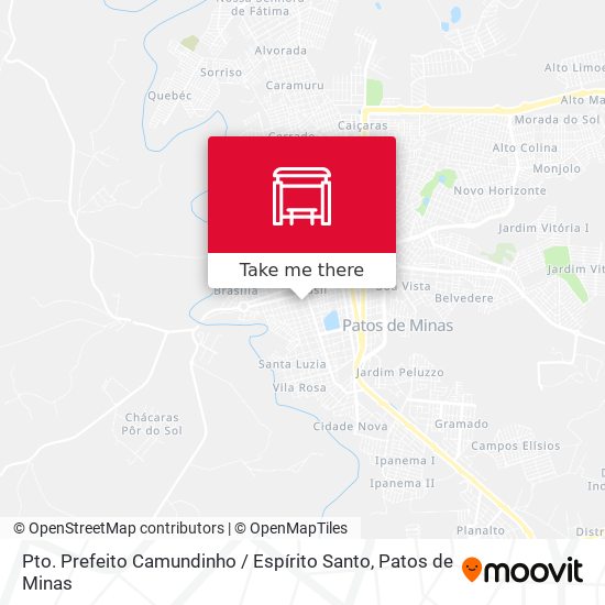 Pto. Prefeito Camundinho / Espírito Santo map