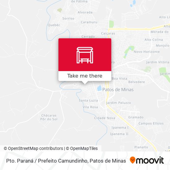 Pto. Paraná / Prefeito Camundinho map