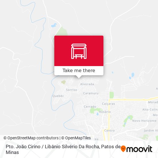 Pto. João Cirino / Libânio Silvério Da Rocha map