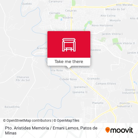 Pto. Aristides Memória / Ernani Lemos map