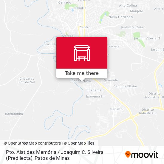 Pto. Aistides Memória / Joaquim C. Silveira (Predilecta) map